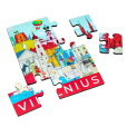 Magnetas dėlionė Vilniaus miesto panorama